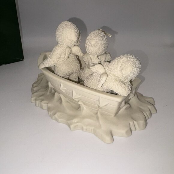 Department 56 Snowbabies Winken, Blinken & Nod #6814-4, Snow babies, Boat - Picture 3 of 10